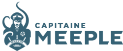 Logo Capitaine Meeple bleu