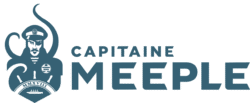 Logo Capitaine Meeple bleu