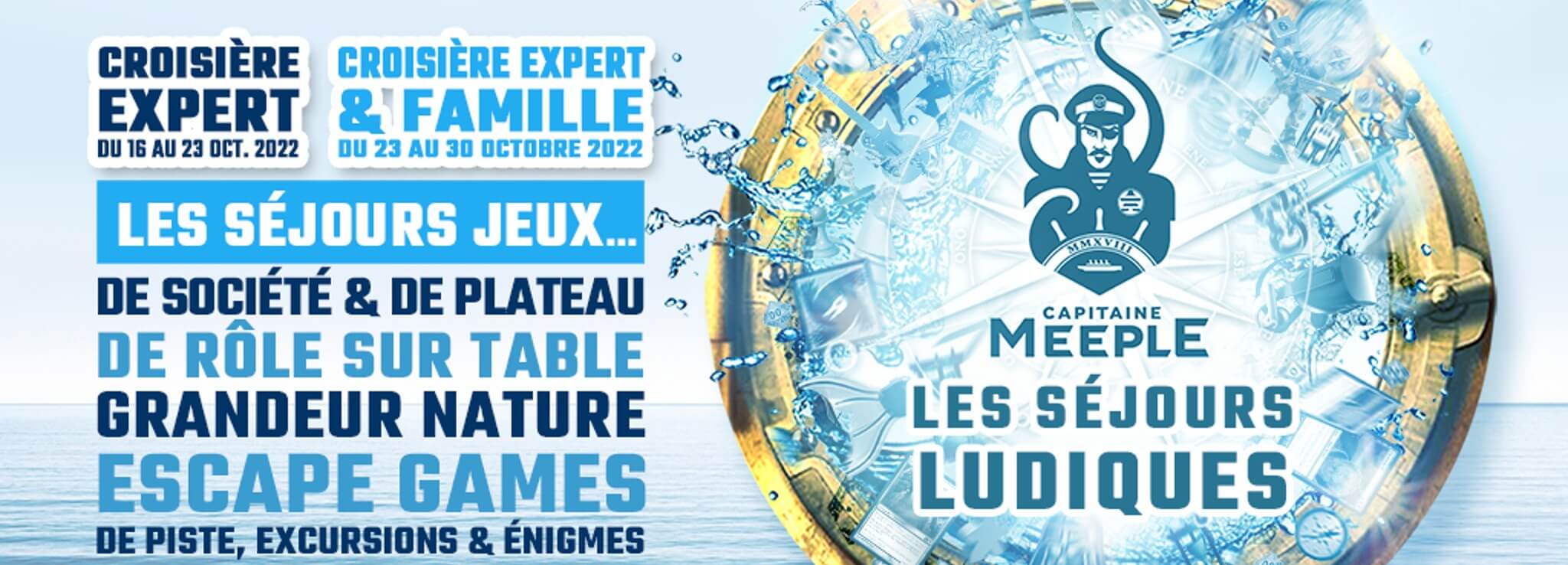 Bandeau de présentations des croisières ludiques 2022