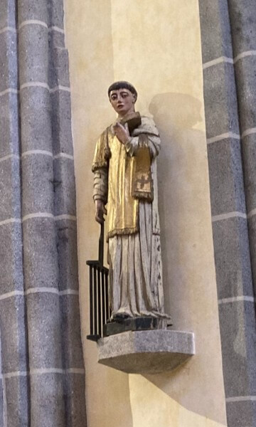 Photo de Saint-Laurent dans l'église éponyme de Parthenay