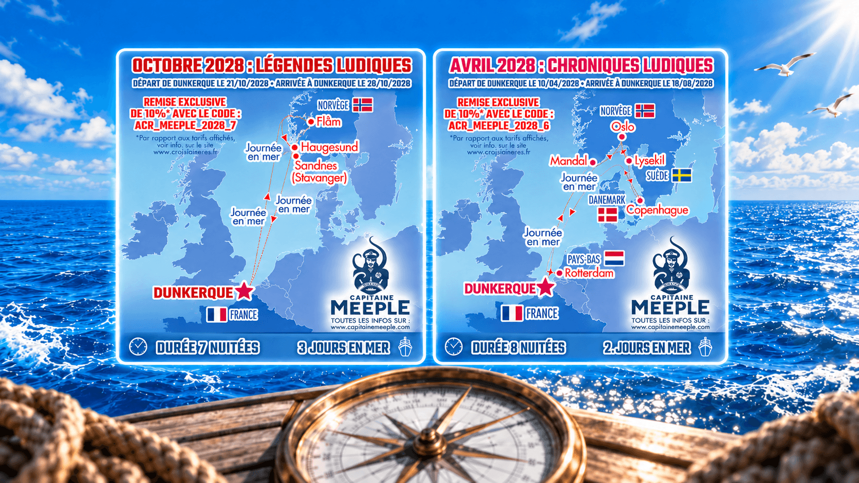 Croisières ludiques Capitaine Meeple 2028