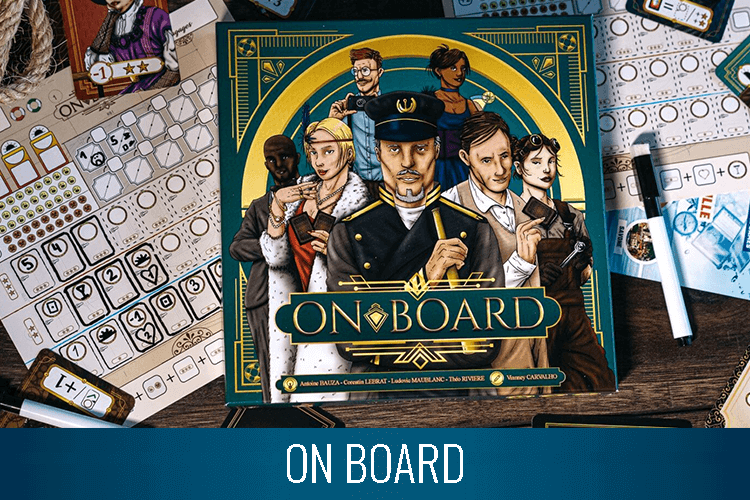ON BOARD, jeu de société Capitaine Meeple